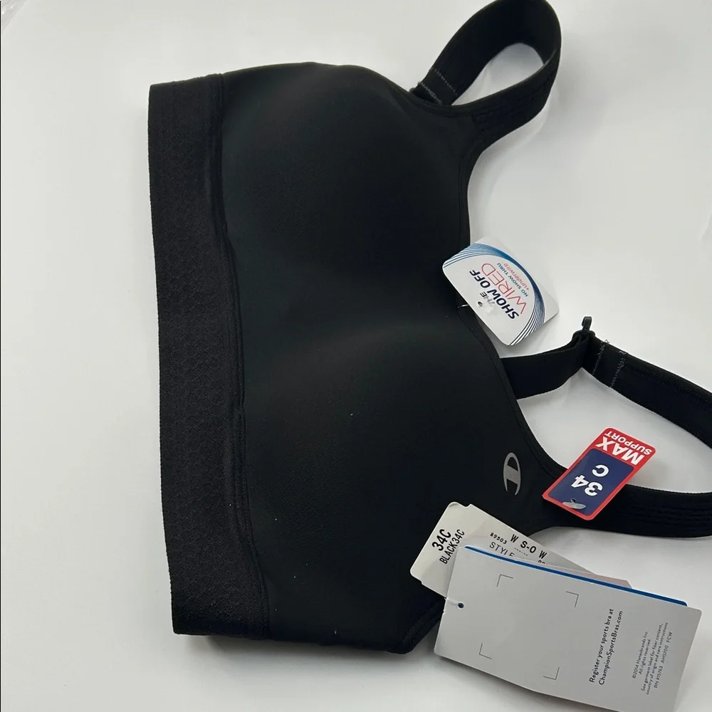Seamless Black Comfort Bra - Picture 12 of 16